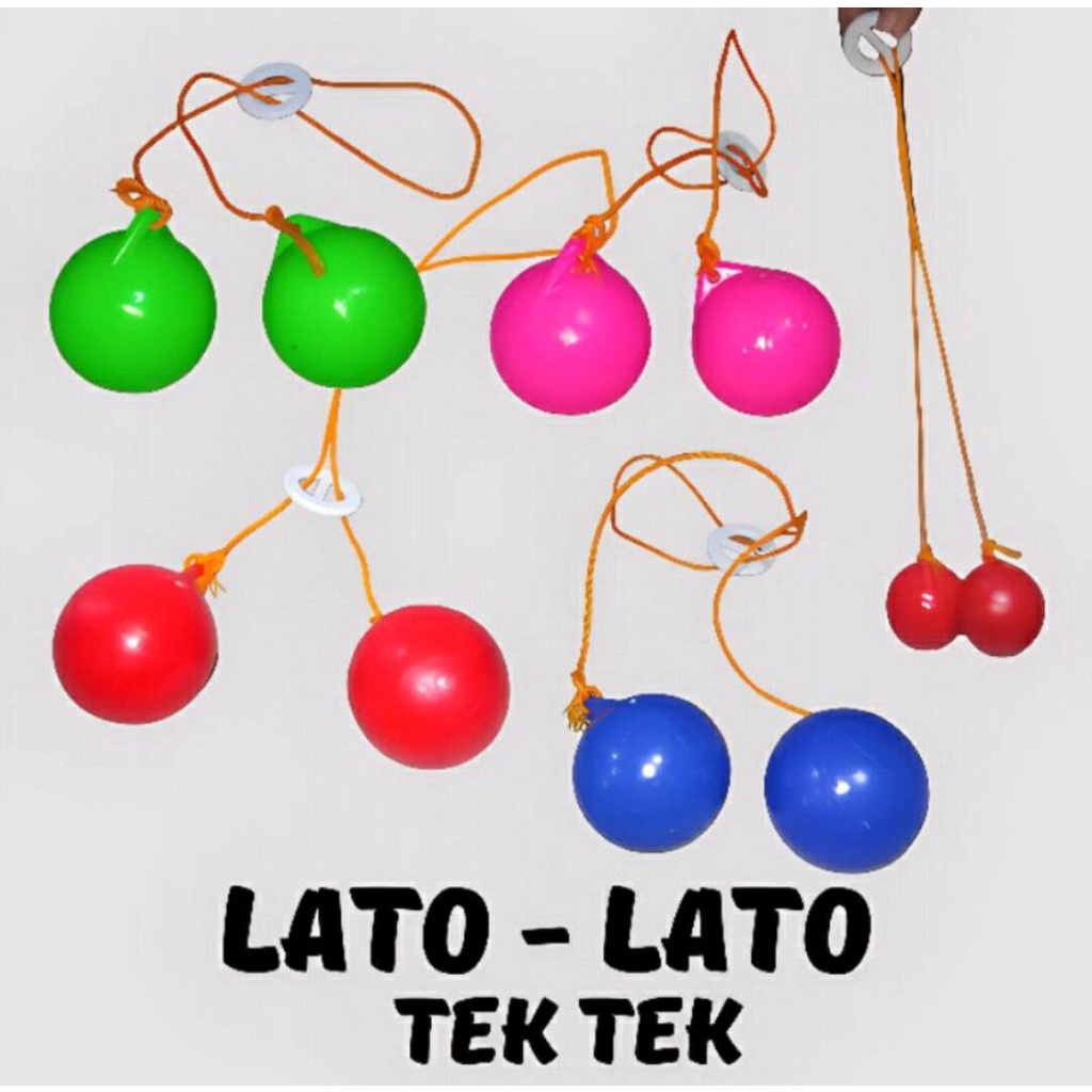 Mainan Viral Latto Latto / Mainan Jadul Latto Latto / Mainan Viral Tek Tek / Mainan Viral Tok Tok Lato Lato / Lato Lato