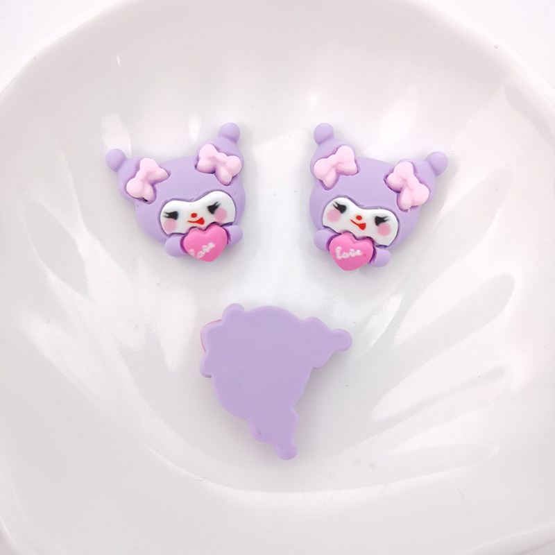 (5 PCS)RESIN SANRIO CLAY MOTIF CINNAMOROLL PITA UNYU / RESIN CLAY KUROMI / MELODY