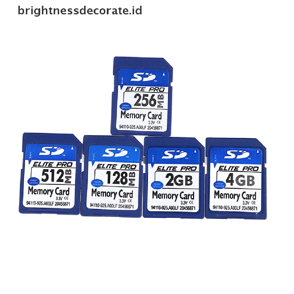 [Birth] 128mb 256MB 512MB 2GB 4GB Kartu Standar SD memory digital Aman [ID]