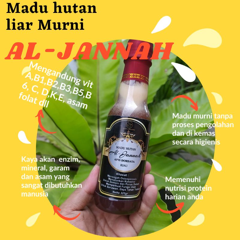 MADUHUTAN LIAR ASLI MURNI SIALANG ODENG TAWON GUNG APISDORSATA ALJANNAH UJI LABORATORIUM ORIGINAL