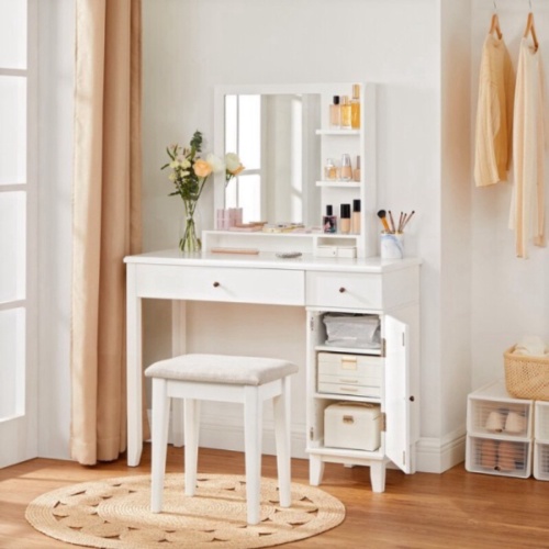 Meja Rias Minimalis Kayu Jati Meja Rias Terbaru Warna Finishing Putih