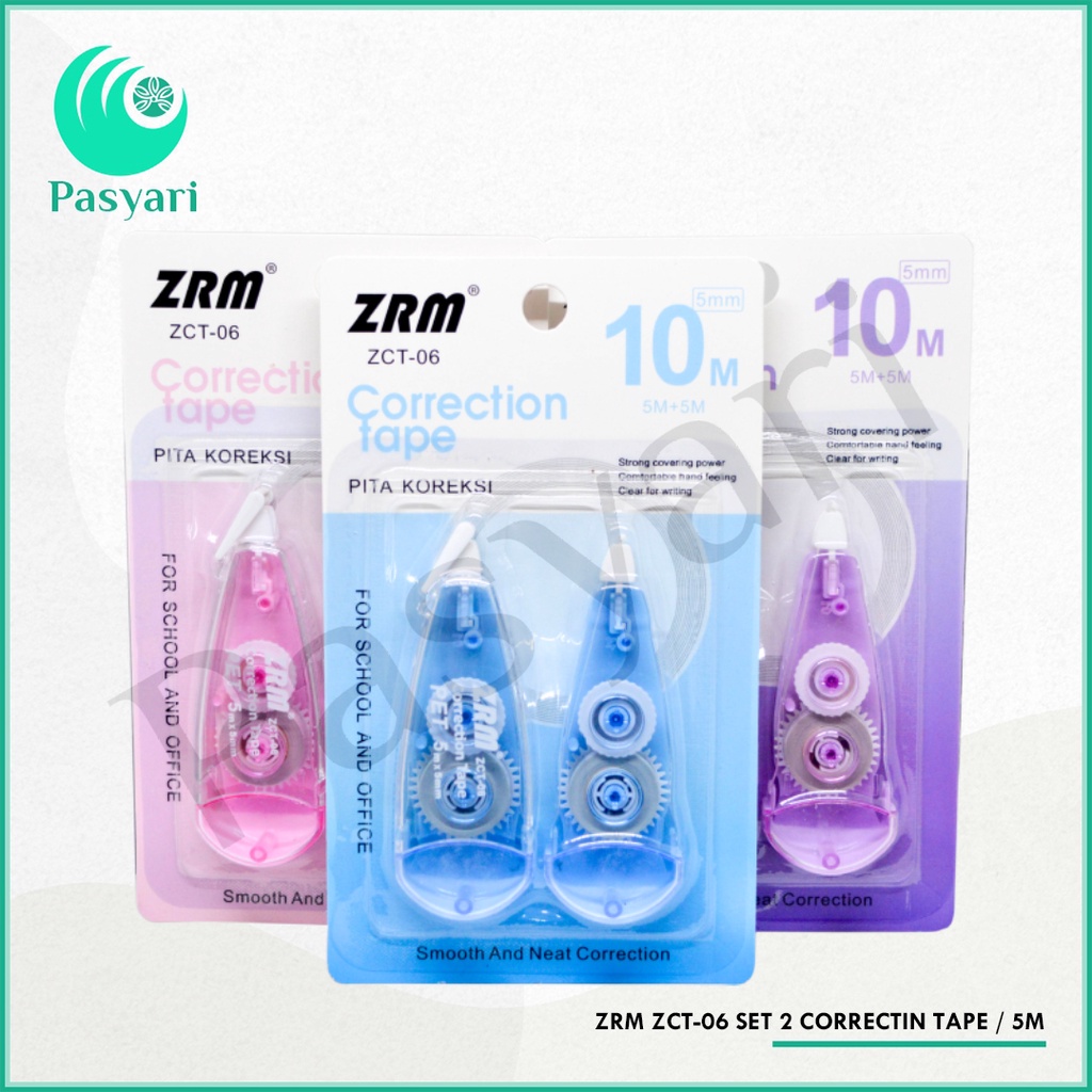 

ZRM ZCT-06 SET 2 Correctin Tape / 5m