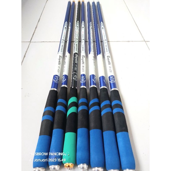 New Tegek Carbon VIP Bugatti RT 360cm,450cm Gagang eva