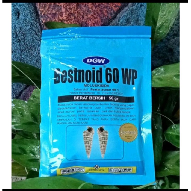 

Isi 50 Gram Racun Keong/Siput MOLUSKSIDA BESNOID 60 WP