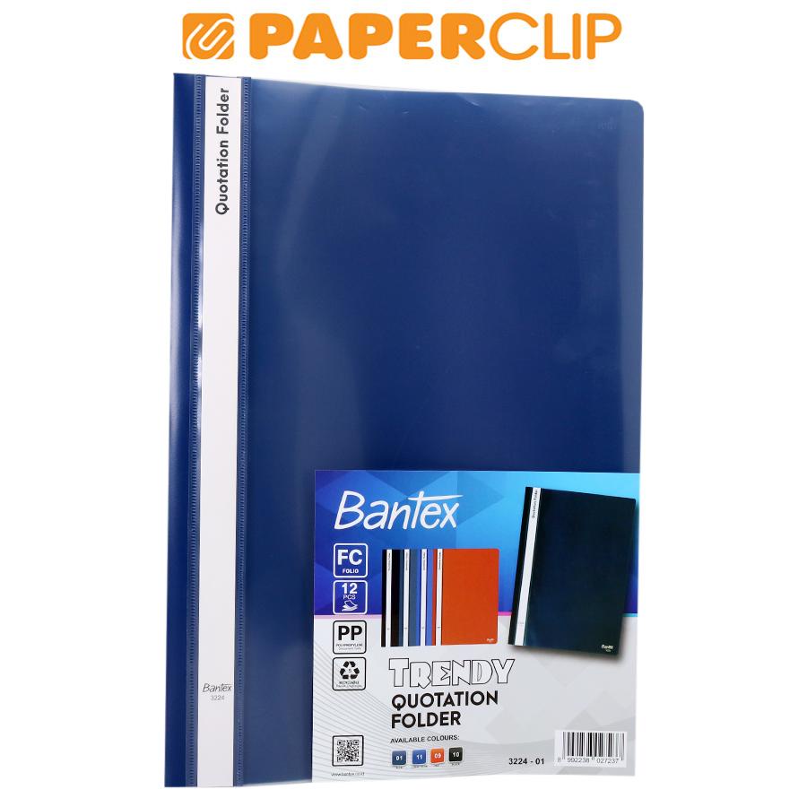 

BUSINESS FILE BANTEX FOLIO 3224 01 BLUE 12S