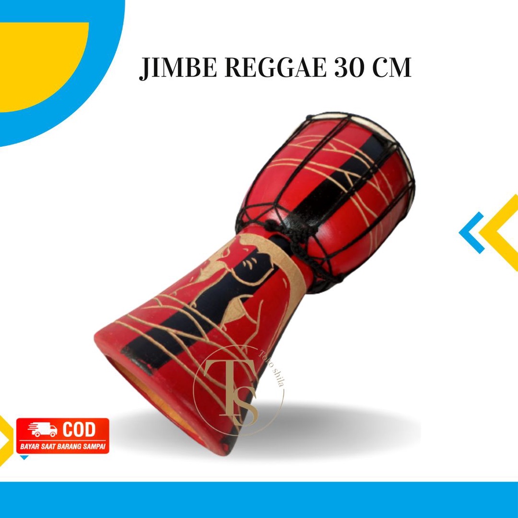 jimbe alat music  ukuran 30 cm jimbe anak  gendang anak djime alat musik tradisonal musik rege