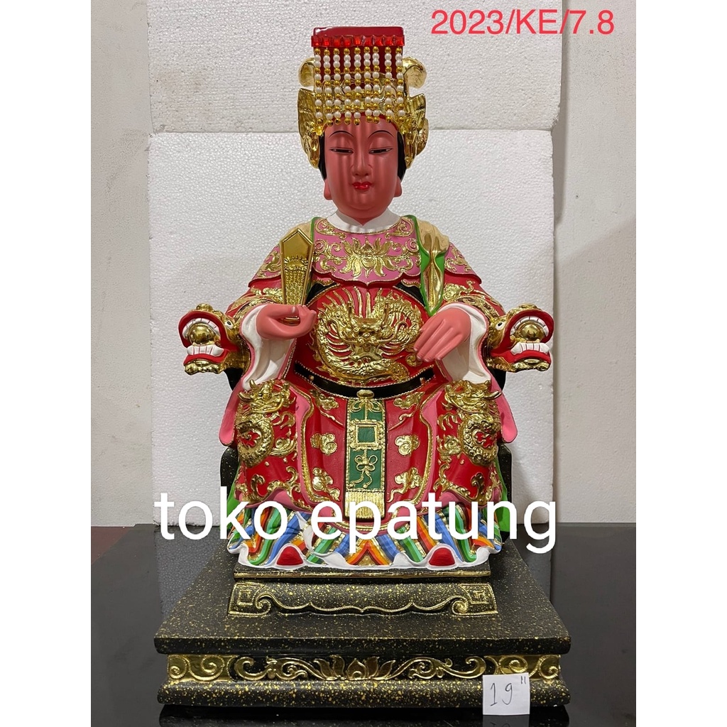 Jual Patung Dewi Maco / Macho / Mazu - Ma Co - Kayu -19 Inch - 3 ...