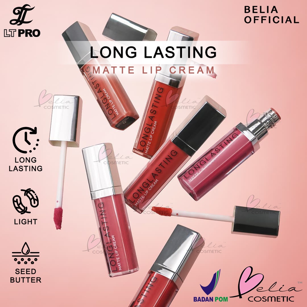 ❤ BELIA ❤ LT PRO Long Lasting Matte Lip Cream | Lipstick | Lip Matte | Lip Color | Tahan Lama | Waterproof | BPOM