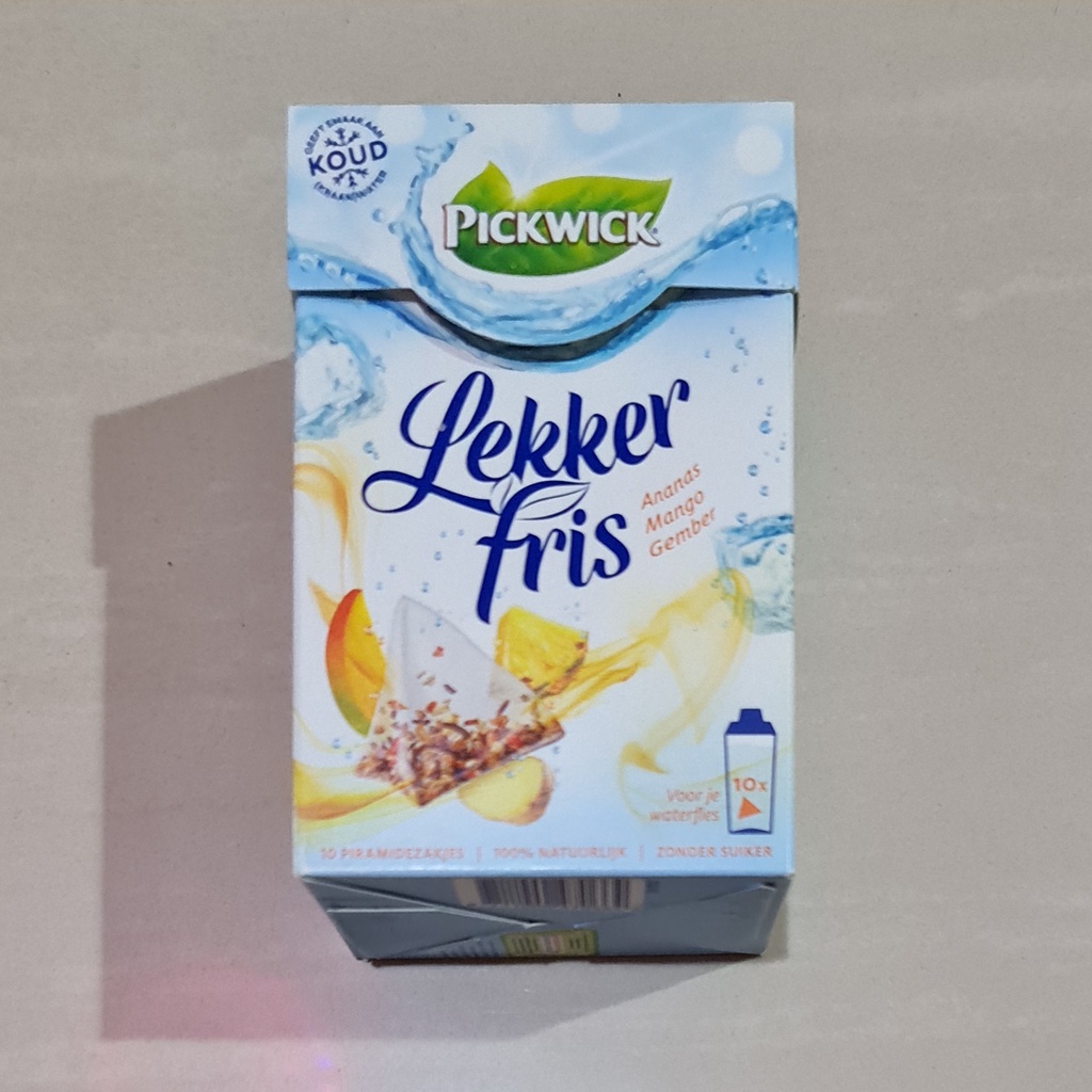 

Pickwick Lekker Fris Ananas Mango Gember Tea 10 x 2 Gram