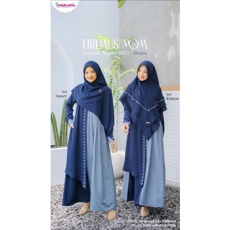 Gamis Set Firdaus by Nazumi