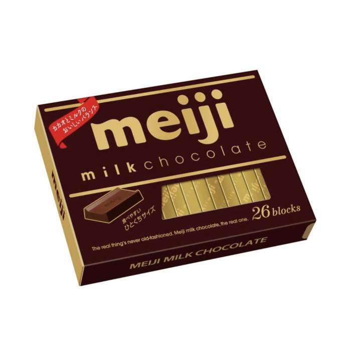 

JAPAN MEIJI CHOCOLATE BOX/STRAWBERRY/BLACK/MILK CHOCOLATE,26 PCS