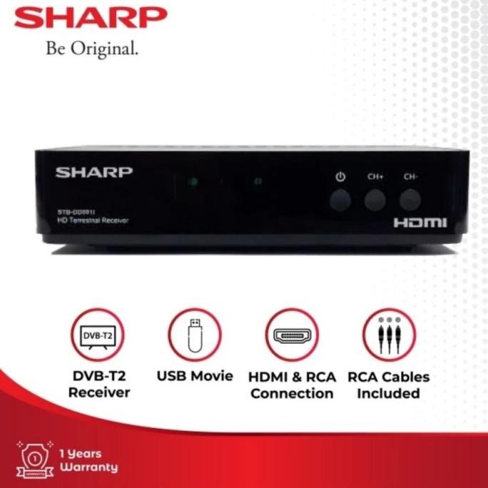 Sharp Set Top Box STB-DD001i Digital TV Receiver STB DVB-T2