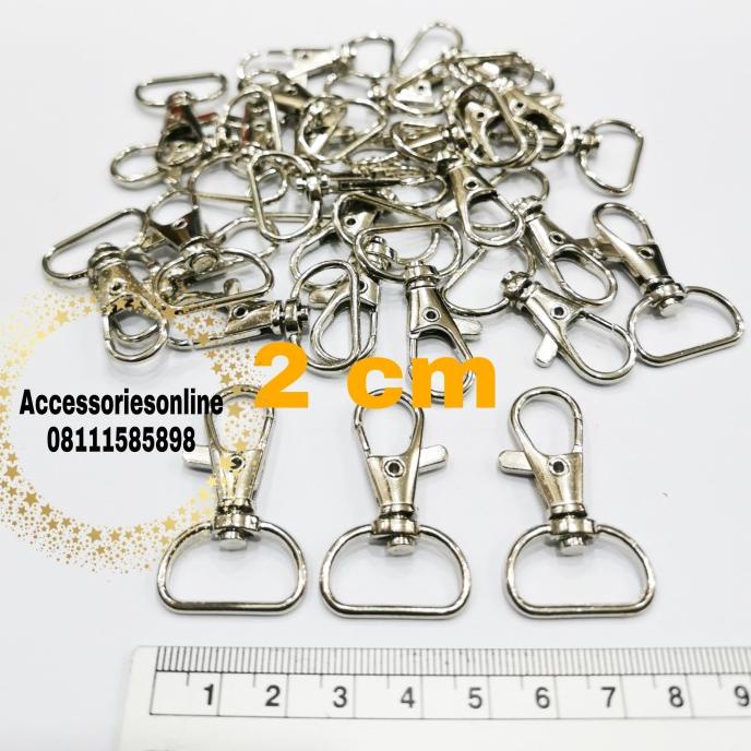 

HARGA DISKON Cantelan Pengait Besi Gantungan Tali ID Card Uk. 2 Cm /K77 2cm 144 pcs