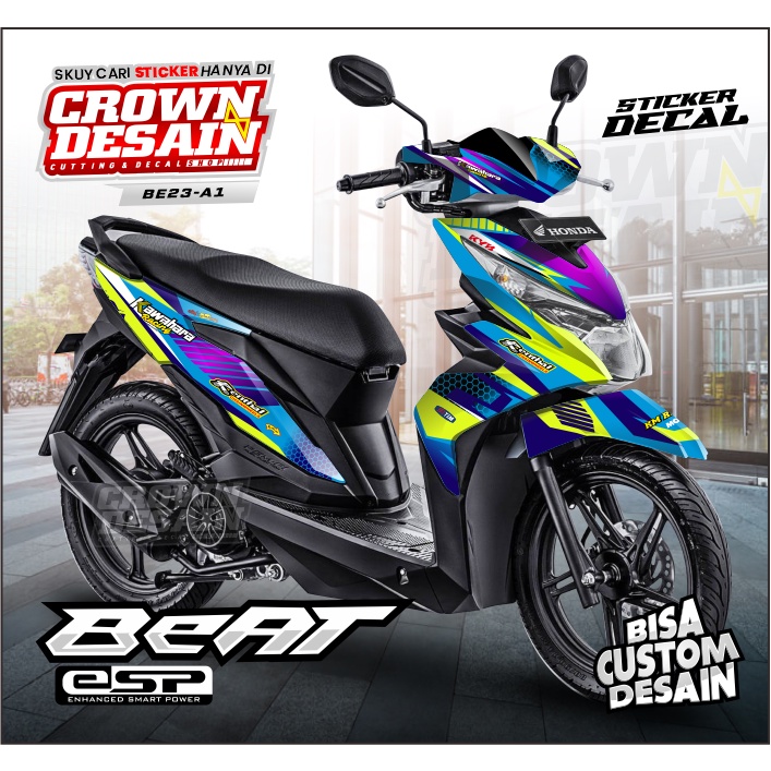 Dekal Beat Street Lama - Sticker Decal Beat Stret / Beat Iss 2019 Fullbody - Kode BS