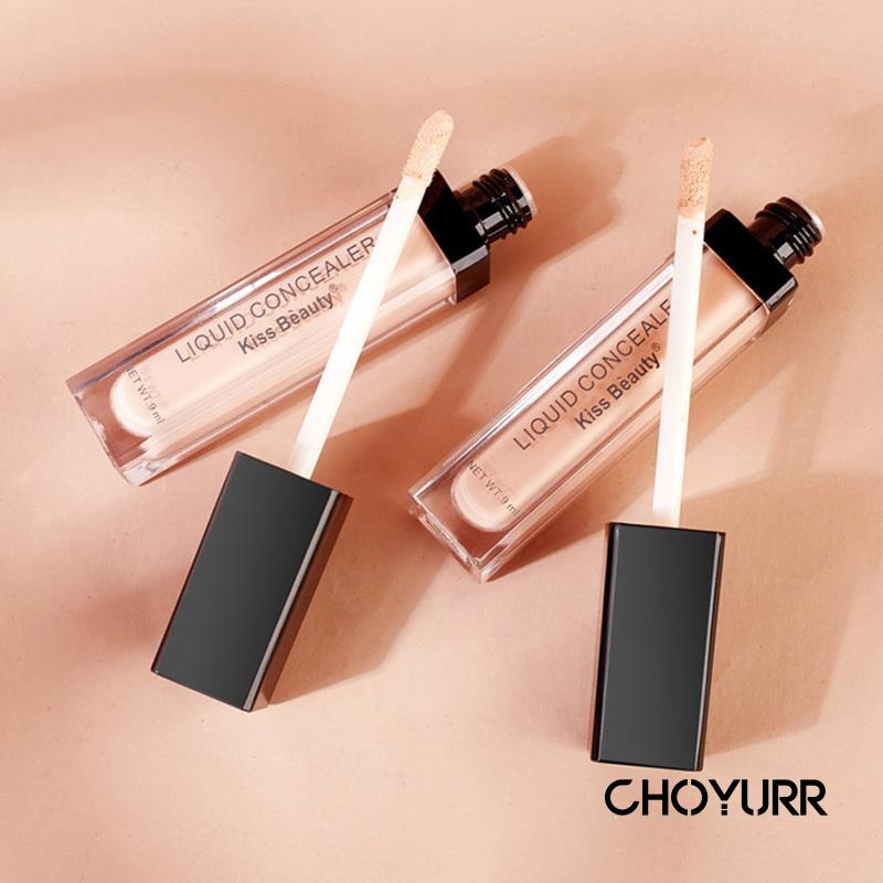 【COD】Krim Concealer Cair 2 Warna Tahan Lama Full Cover Long Lasting Moisturizing Liquid Foundation Face Concealer Light Mist Smooth-CH