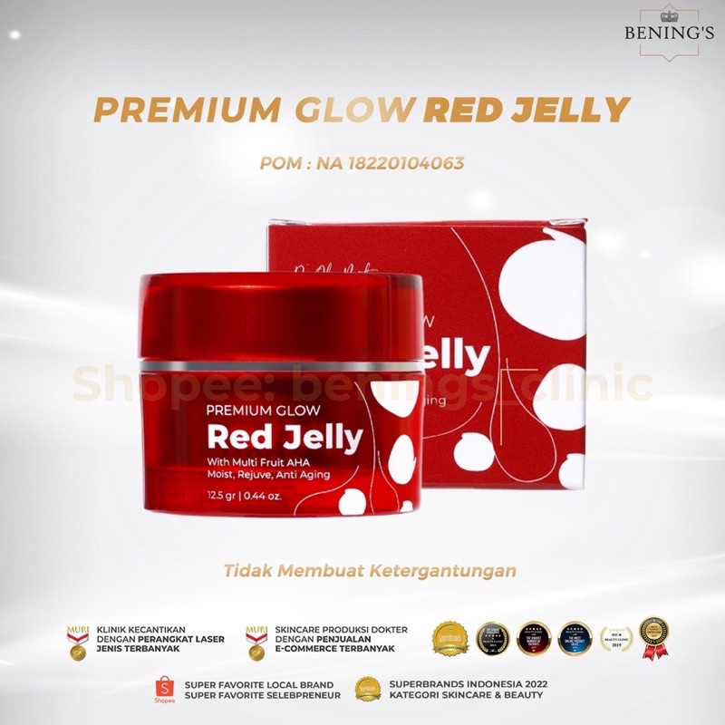 Bening's Premium Glow  Red Jelly By Dr Oky pratama