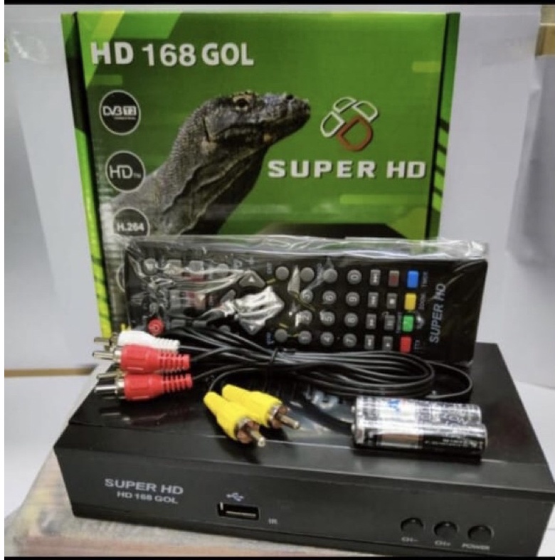 SET TOP BOX TV DIGITAL STB TV KOMODO SUPER HD SET TOP TV BOX SUPER HD 168 GOL TERMURAH