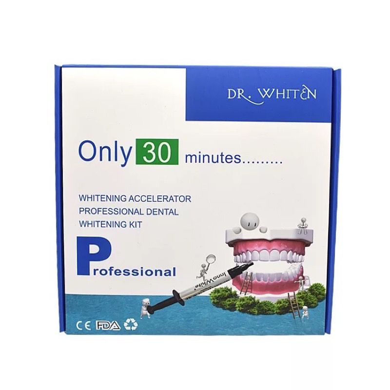 dr whiten bahan bleaching gigi / bleaching gigi / bahan bleaching disertai gum barrier / bleaching d