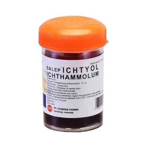 Salep Ichtyol Hitam Salep Bisul 15 Gram