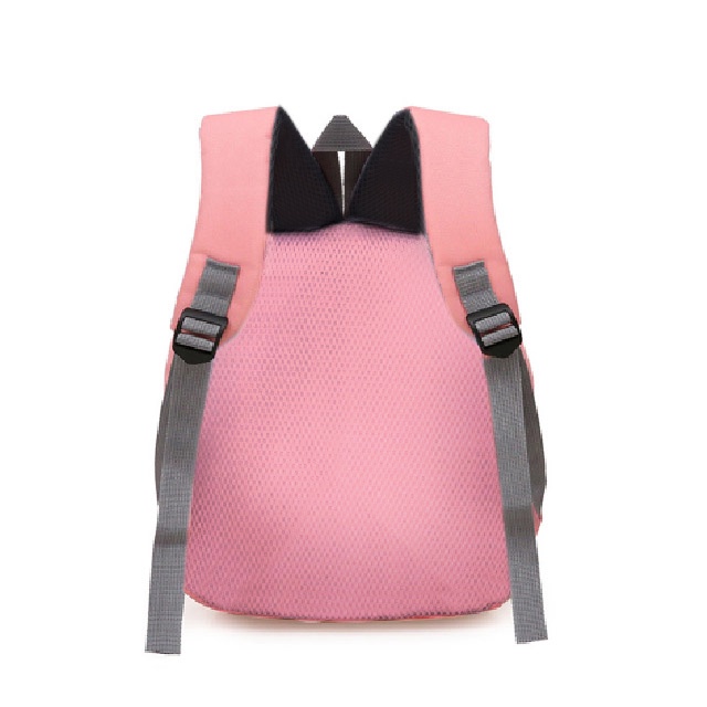 PTS - Ransel Sekolah Anak Sekolah TK Perempuan Karakter Rabbit Blushy Deer Blushy KIDS SCHOOL BAG 3D CARTOON EFFECT ANIMALS SERIES - PINK - Tas Sekolah Anak Cewek TK