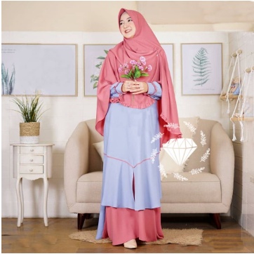 Baju Syari Wanita Gamis Remaja Fashion Wanita Muslimah Odaiba Syari 2023