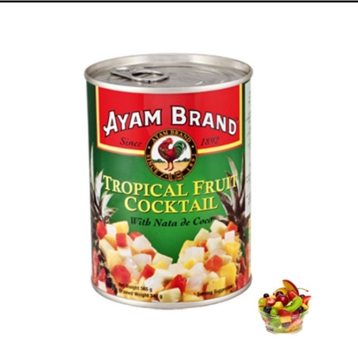 

Ayam brand fruit cocktail 565gr can
