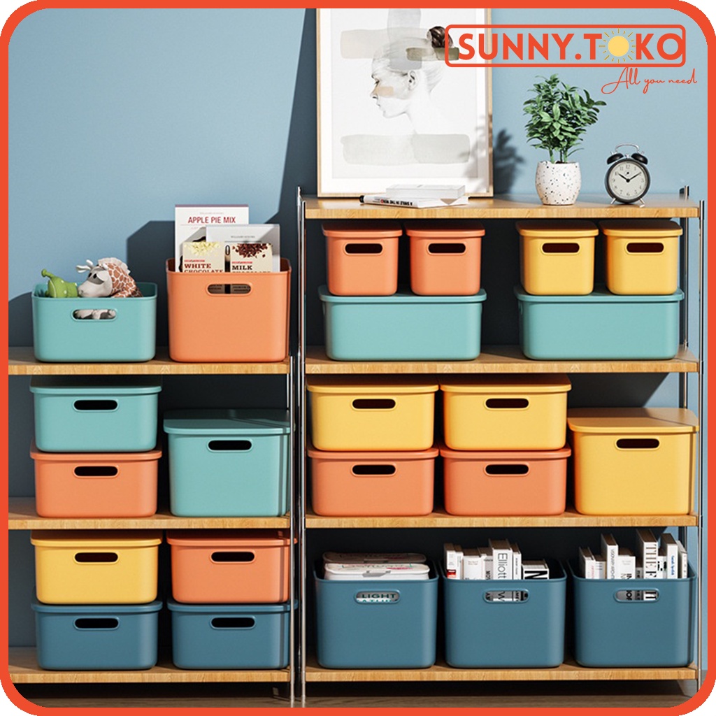 storage box/RumahTangga/ Keranjang plastik Serbaguna/Makanan penyimpanan /Kotak Kosmetik