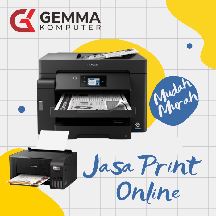 Jasa Print Cetak Dokumen SKRIPSI WARNA HVS A4 F4 A3 75gr / 80 gR