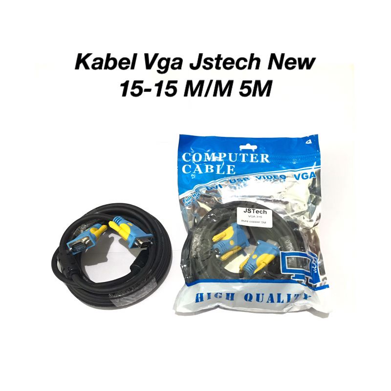 Kabel Vga JSTech 5mt