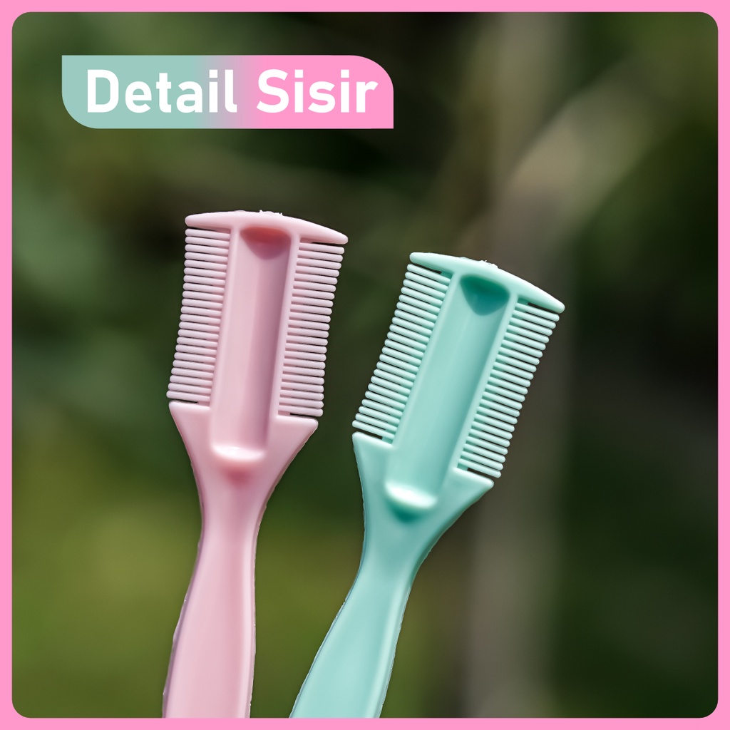 COD !!! Sisir Alis / Sikat Alis / Sisir Alis Bulumata 1 Paket Isi 2 Pcs