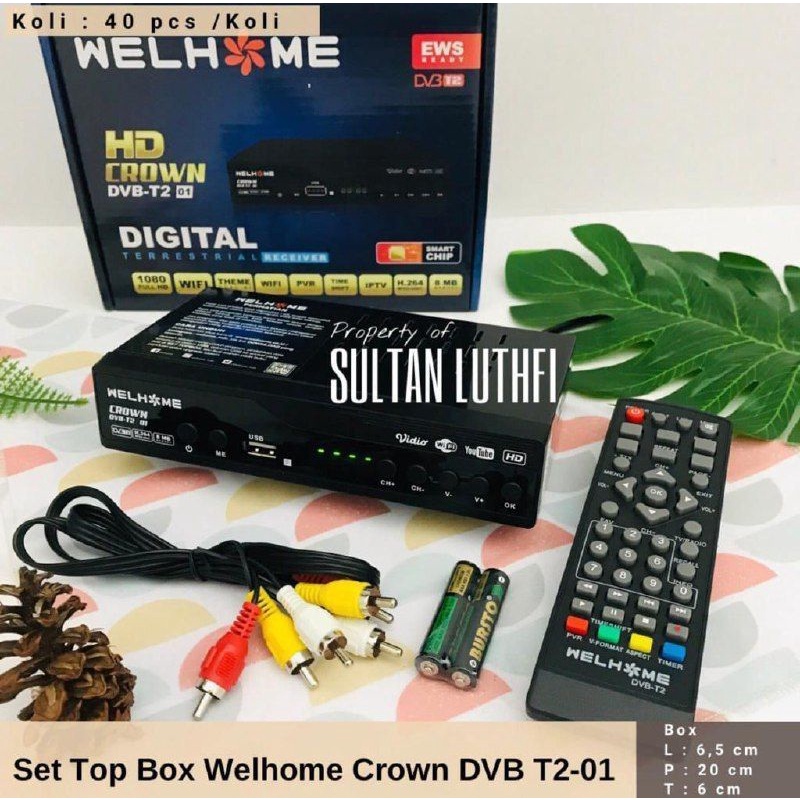 set top box welhome crown DVB T2-01
