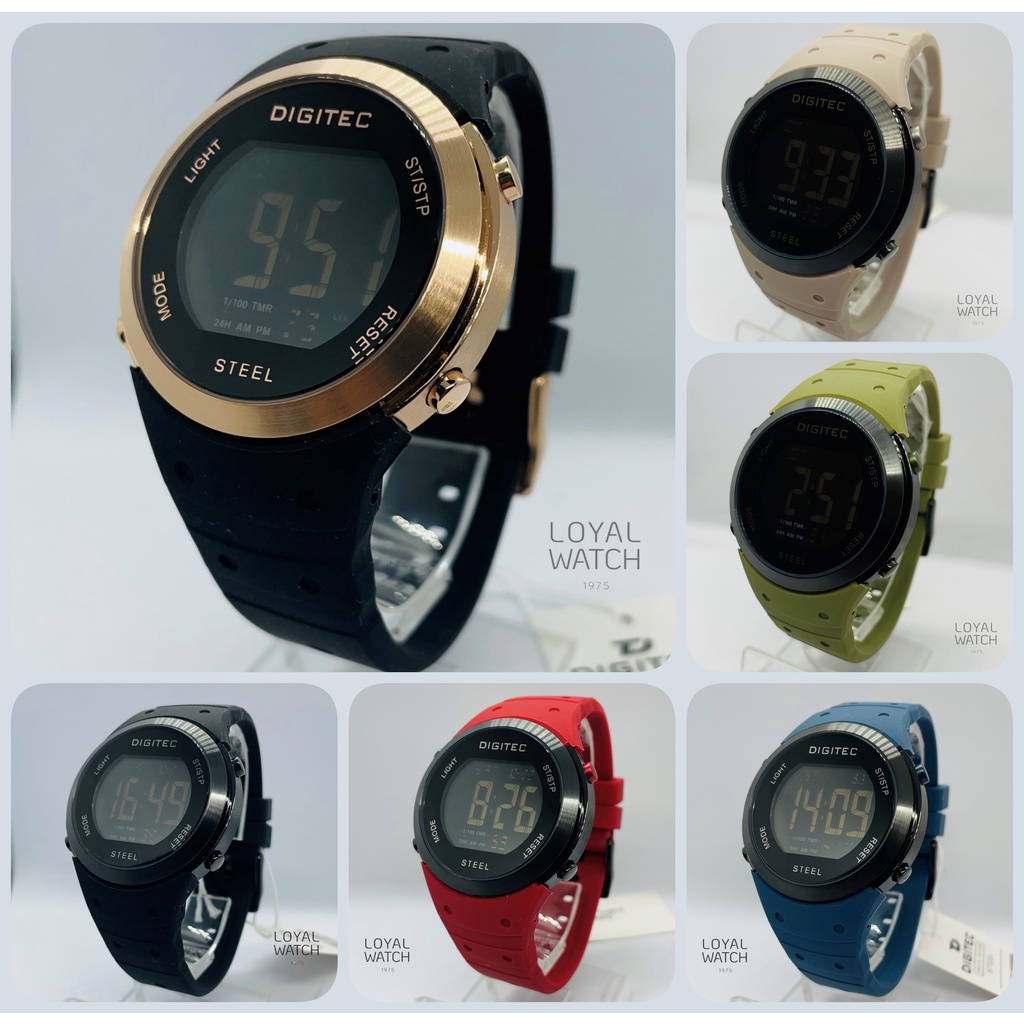 Jam Tangan Digitec Pria DGS-5185T Original Garansi Resmi