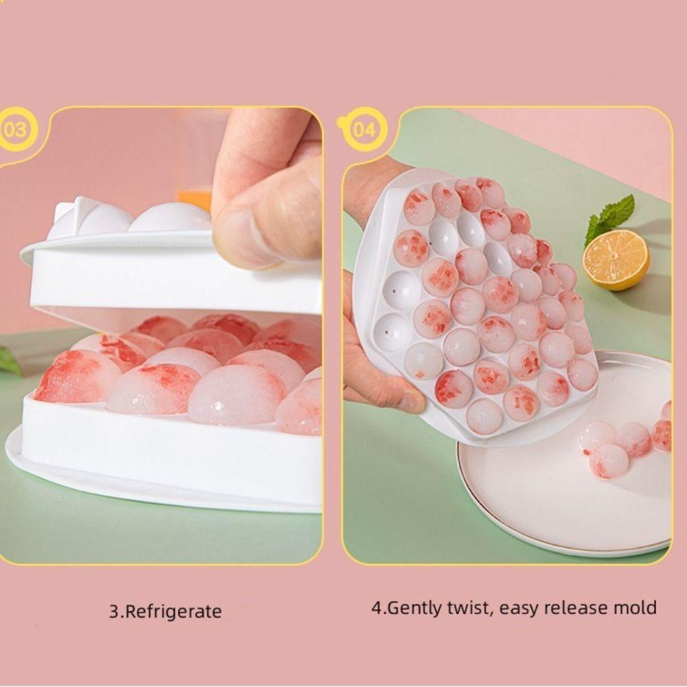 Solighter Cetakan Es Dapur Reusable Ramah Lingkungan Ice Cube Tray