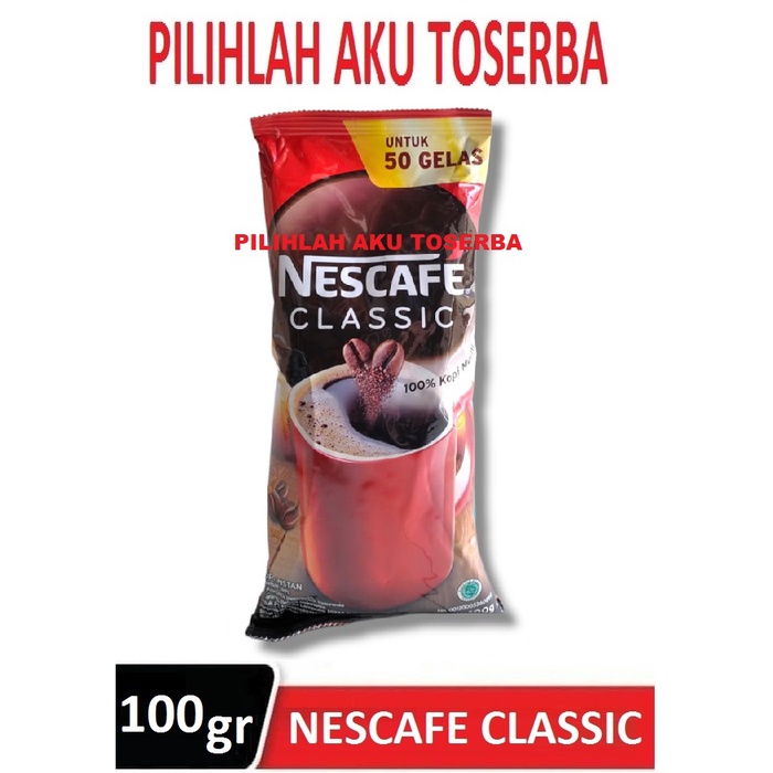 Kopi Nescafe Classic 90 gram Robusta Blend (HARGA SATUAN)