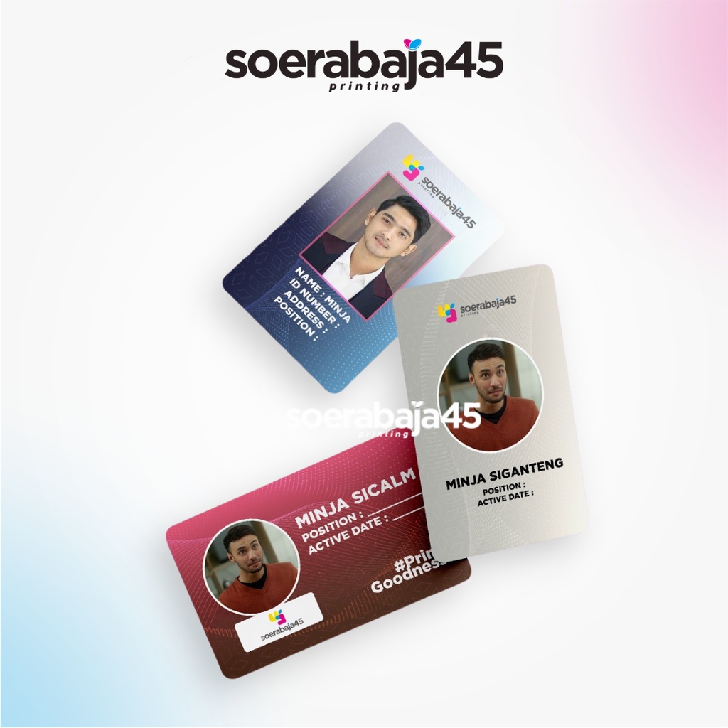 

Cetak Id Card | Kartu Bahan PVC | Id Card | Kartu Member