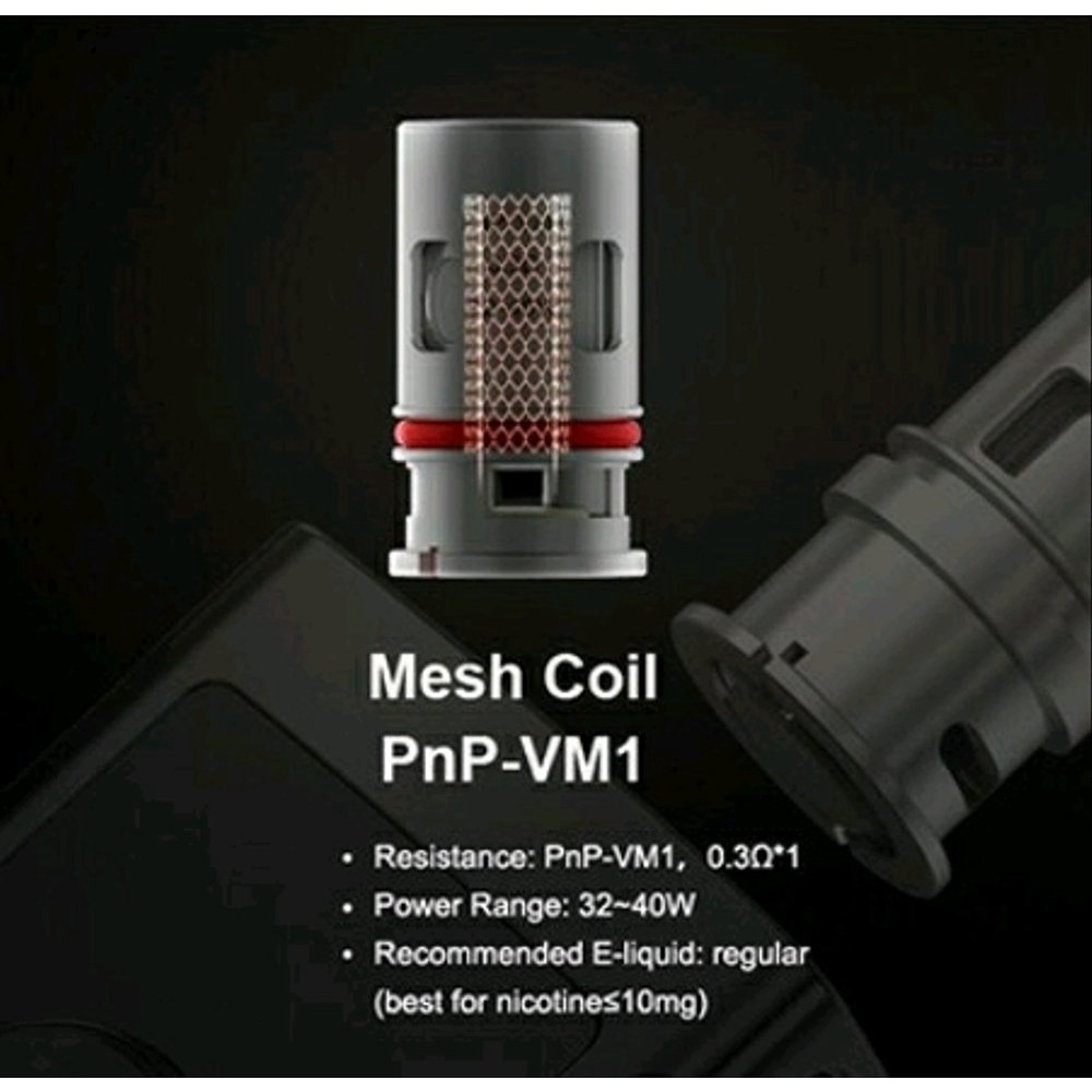 Terbaru full Sett COD VM1 Coil Vinci PnP 0.3 Ohm by Voopoo harga 1 biji koil Promo