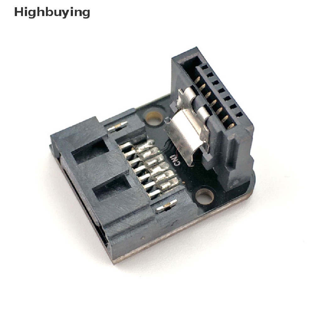 Hbid 1pcs Sata 7Pin Female To 7Pin Male 90derajat Siku Adaptor Mainboard Motherboard Untuk Desktop Ssd Hdd Glory