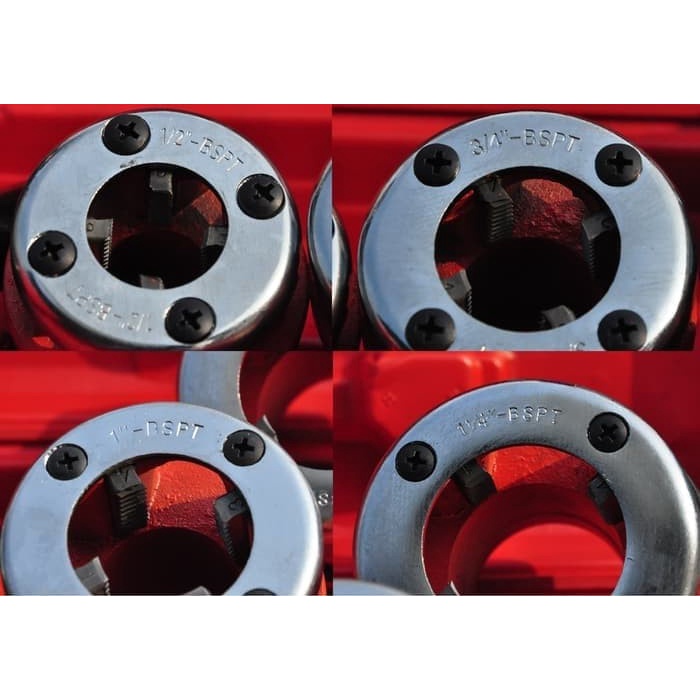 Senai Pipa Manual Model Ridgid 1/2&quot; - 1 1/4 &quot; | Ratchet Die Stock 62W