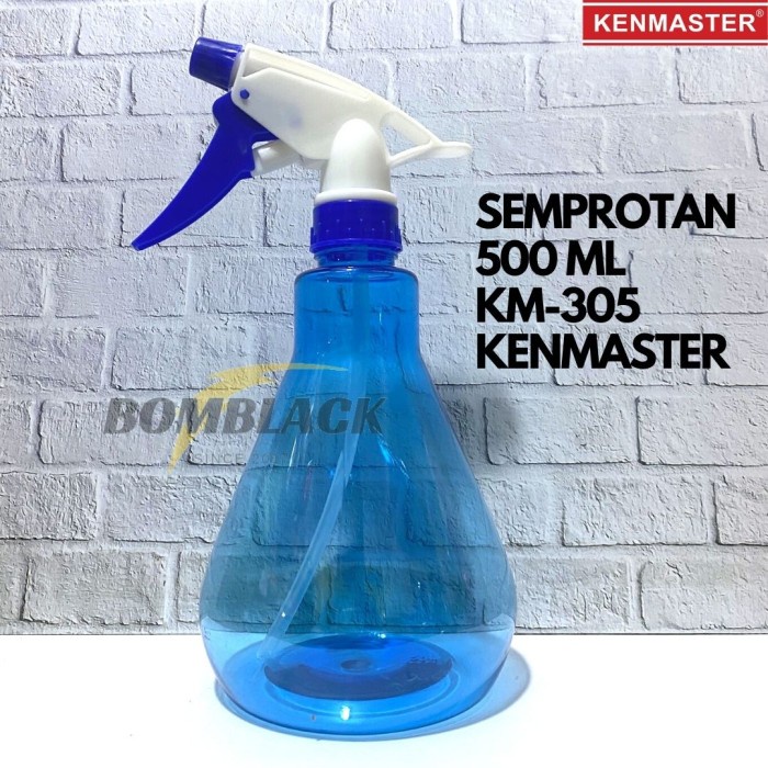 Kenmaster Botol Spray 500ml Semprotan Air Tanaman Bunga Daun Taman - LANGSING BIRU