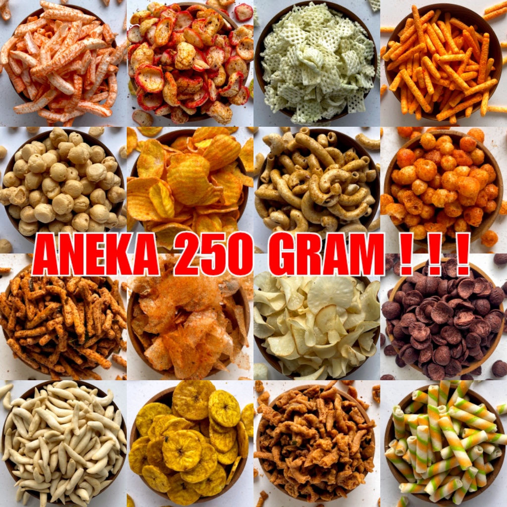 

SERBA 250gr Snack Kiloan / Aneka Camilan / Makanan Ringan / Jajanan