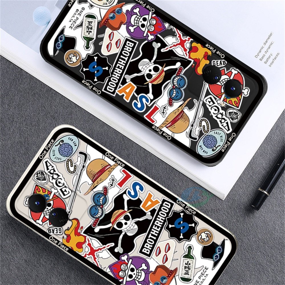 IPHONE Case Kompatibel Untuk Iphone14 Pro Max IPhone13 Pro Max IPhone11 IPhone12 IPhoneXR XS 6 6S 7 8 Plus Luffy Brook and the Devil Fruit Soft Silicone Phone Case Binteacase