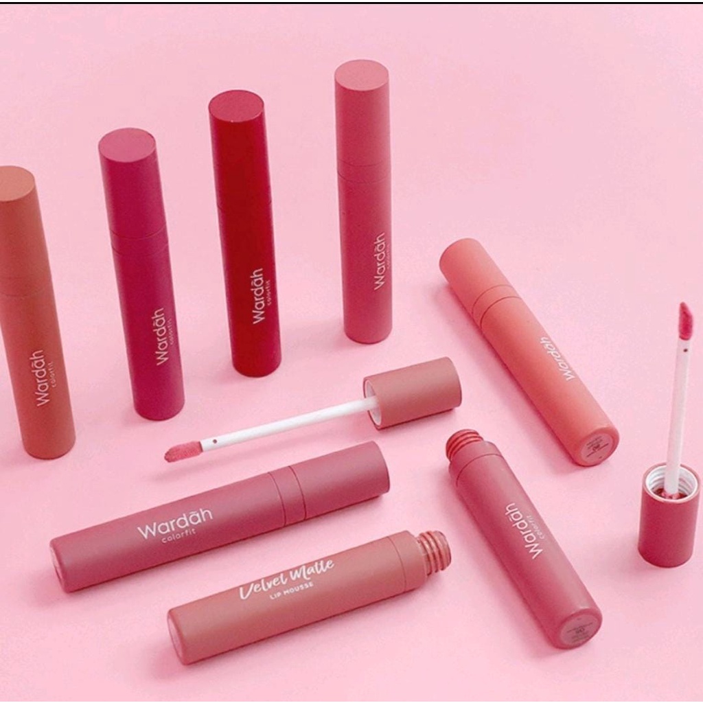 Wardah Colorfit Velvet Matte Lip Mousse - Nyaman dan Lembap di Bibir