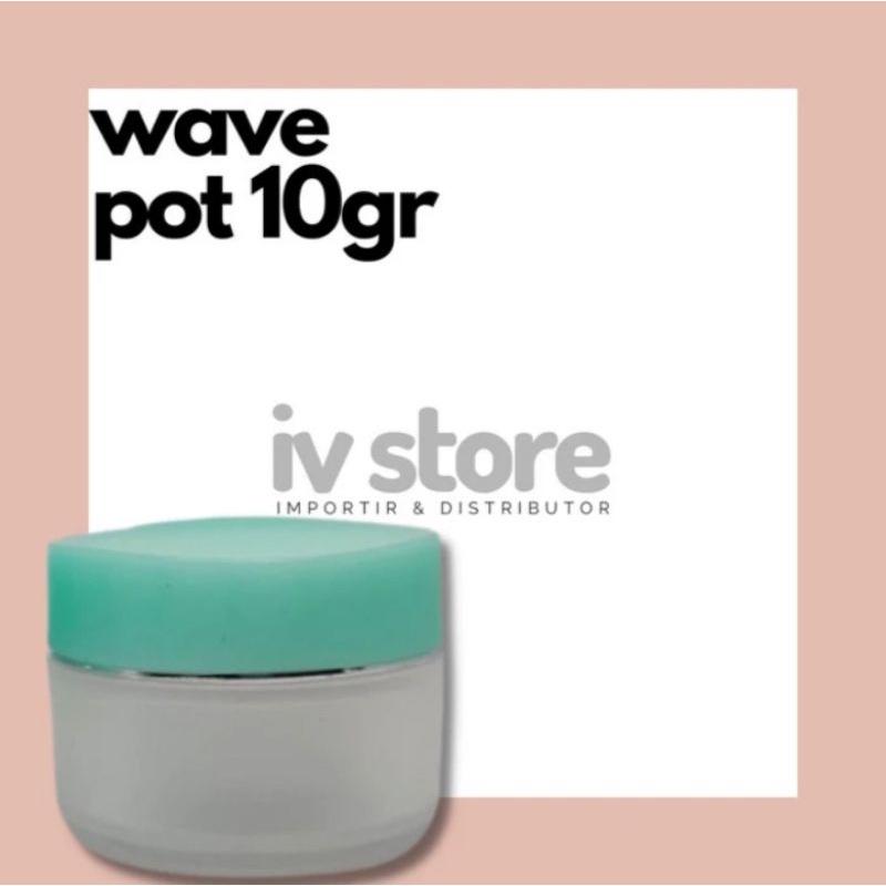 Wadah Kosmetik Plastik/ Cream Pot Plastik/ Cream Pot Plastik 10gr