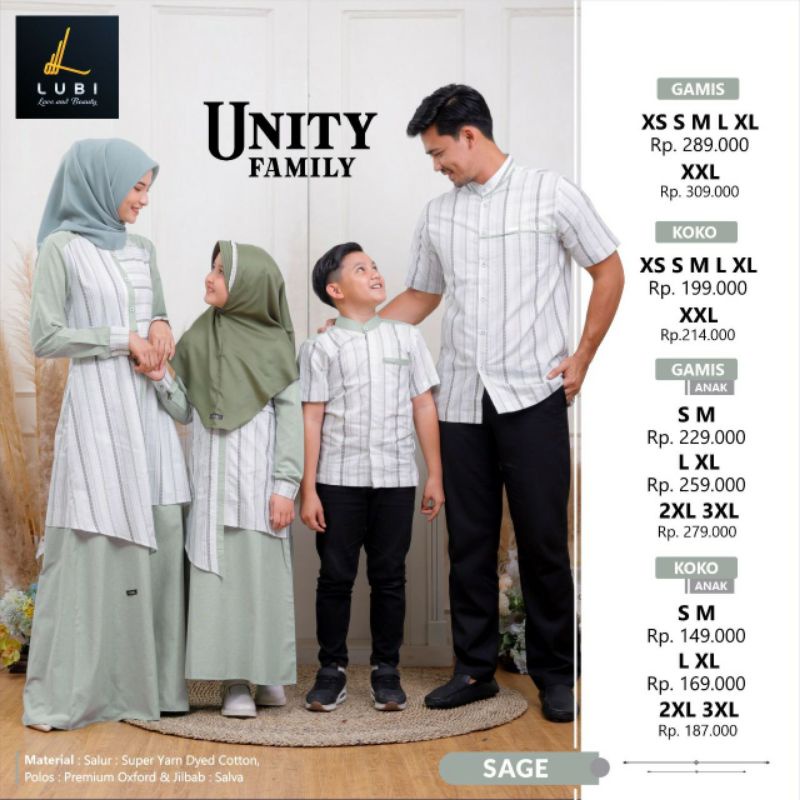 LUBI UNITY FAMILY SAGE SARIMBIT