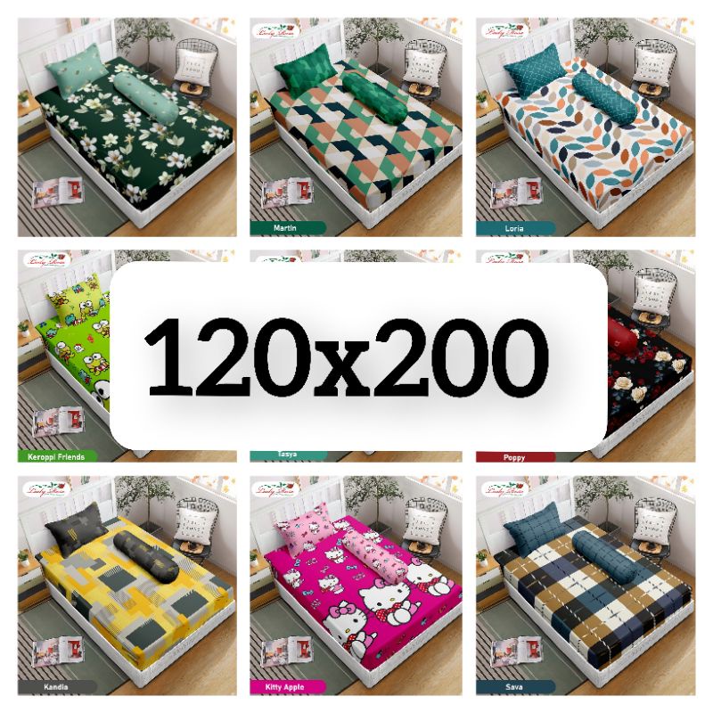 SPREI LADY ROSE 120X200 / SPREI 120X200 MERK LADY ROSE SINGLE SIZE