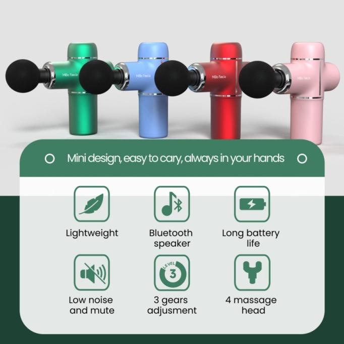 Promo Mibo Fascia Massage Gun Pro M17 Alat Pijat Terbaik