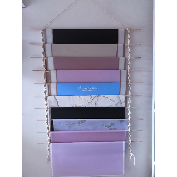 rak kertas buket /cello / kerudung