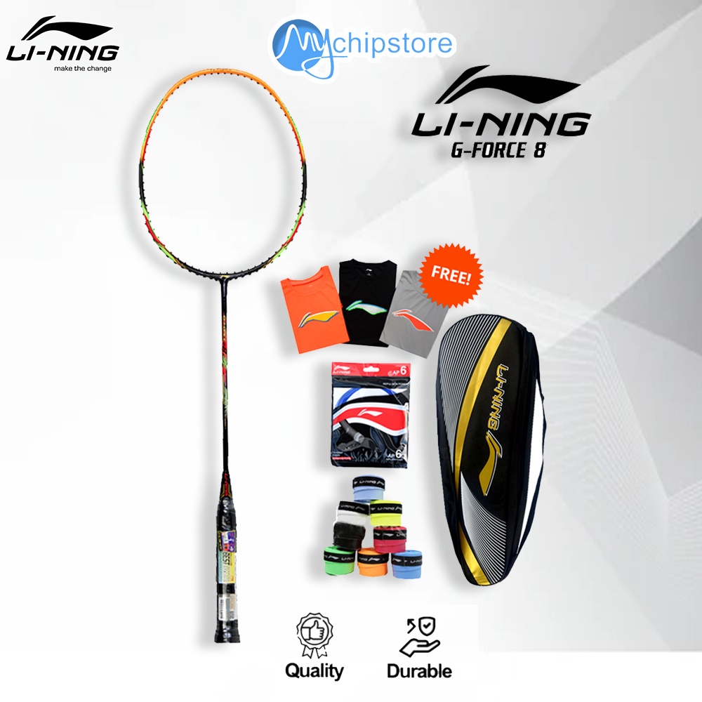 Raket Bulutangkis Badminton Original LINING G FORCE 8