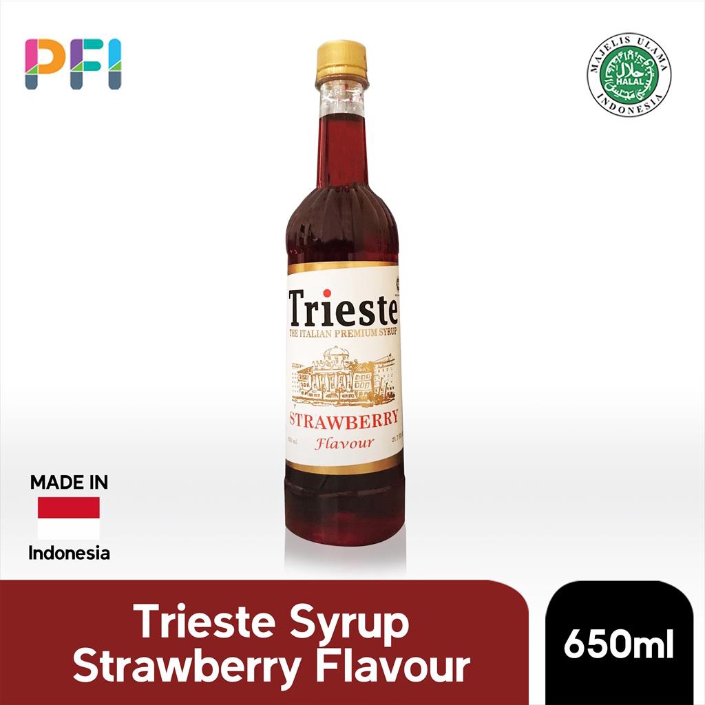 

Trieste Syrup Strawberry Flavour 650ml - Sirup Strawberry