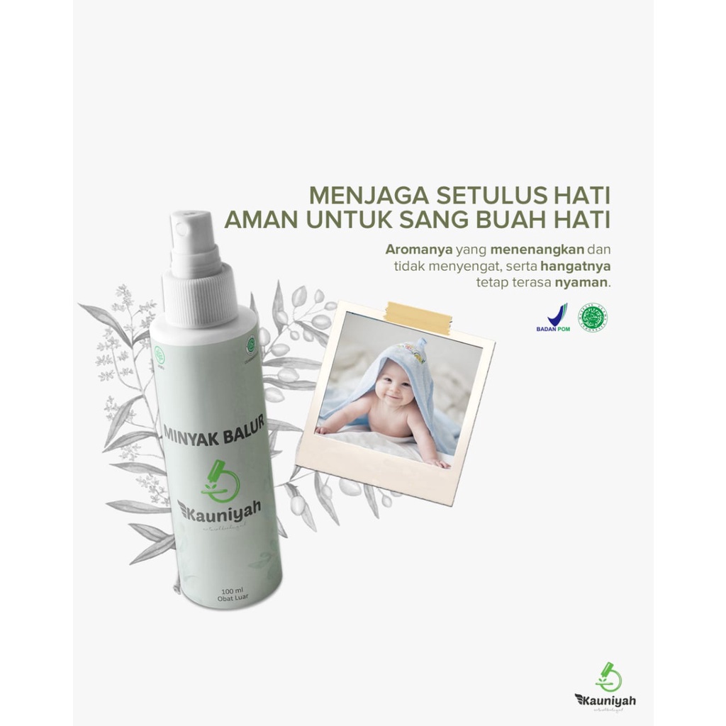 KNB KAUNIYAH OIL 100% ORIGINAL MINYAK BALUR by Ummu Balqis Natural HEALING Oil 100ml 50ml